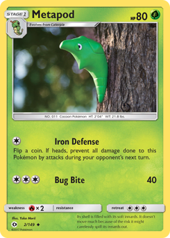 Metapod — Sun & Moon