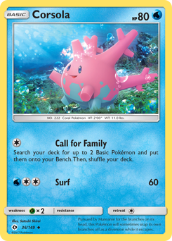Corsola — Sun & Moon