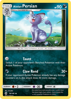 Alolan Persian — Sun & Moon