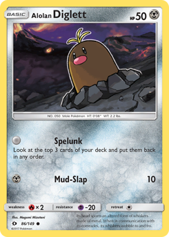 Alolan Diglett — Sun & Moon