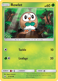 Rowlet — Sun & Moon