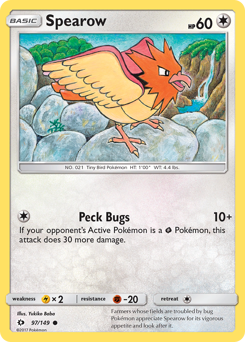 Spearow — Sun & Moon