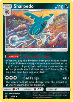 Sharpedo — Unbroken Bonds