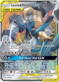 Lucario & Melmetal-GX — Unbroken Bonds