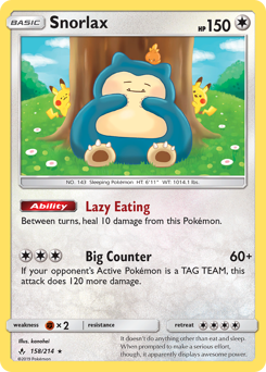 Snorlax — Unbroken Bonds