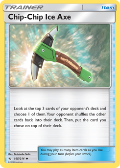Chip-Chip Ice Axe — Unbroken Bonds