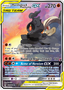 Marshadow & Machamp-GX — Unbroken Bonds
