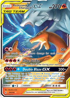 Reshiram & Charizard-GX — Unbroken Bonds