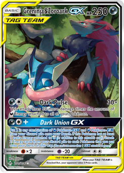 Greninja & Zoroark-GX — Unbroken Bonds