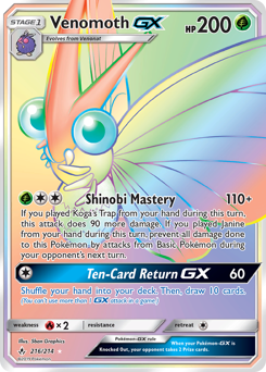 Venomoth-GX — Unbroken Bonds