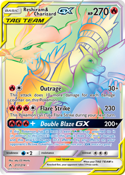 Reshiram & Charizard-GX — Unbroken Bonds