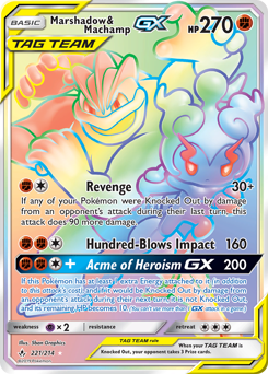 Marshadow & Machamp-GX — Unbroken Bonds
