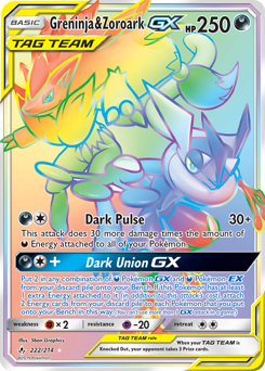 Greninja & Zoroark-GX — Unbroken Bonds