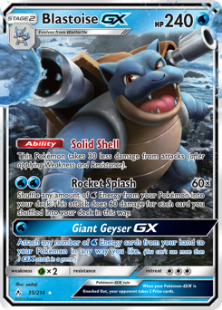Blastoise-GX — Unbroken Bonds