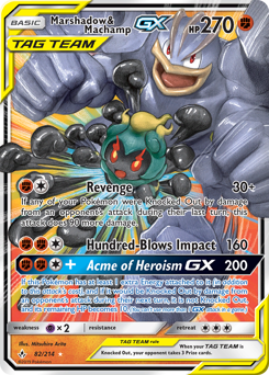 Marshadow & Machamp-GX — Unbroken Bonds