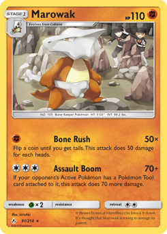 Marowak — Unbroken Bonds