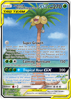 Rowlet & Alolan Exeggutor-GX — Unified Minds