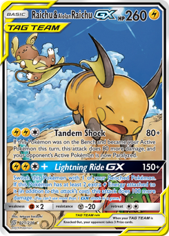 Raichu & Alolan Raichu-GX — Unified Minds