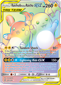 Raichu & Alolan Raichu-GX — Unified Minds