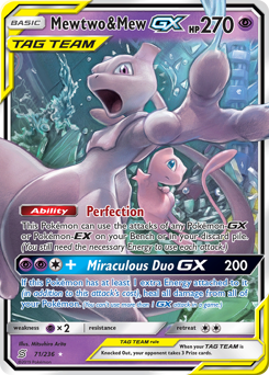 Mewtwo & Mew-GX — Unified Minds