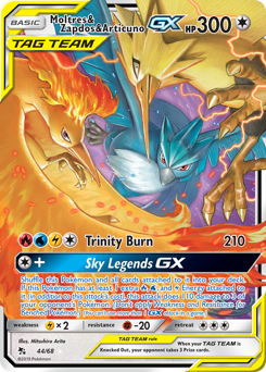 Moltres & Zapdos & Articuno-GX — Hidden Fates