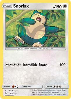 Snorlax — Hidden Fates