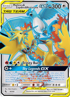 Moltres & Zapdos & Articuno-GX — Hidden Fates