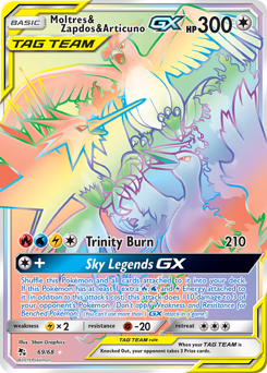 Moltres & Zapdos & Articuno-GX — Hidden Fates