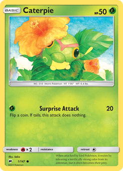 Caterpie — Burning Shadows