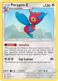Porygon-Z — Burning Shadows