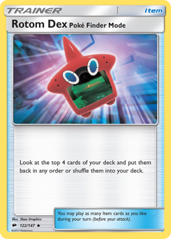 Rotom Dex Poké Finder Mode — Burning Shadows