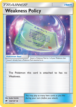 Weakness Policy — Burning Shadows