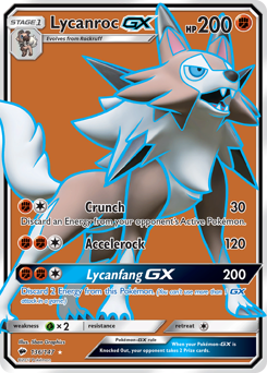 Lycanroc-GX — Burning Shadows
