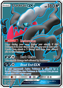 Darkrai-GX — Burning Shadows