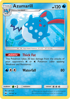 Azumarill — Burning Shadows
