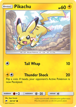 Pikachu — Burning Shadows