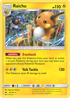 Raichu — Burning Shadows