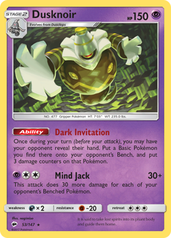 Dusknoir — Burning Shadows