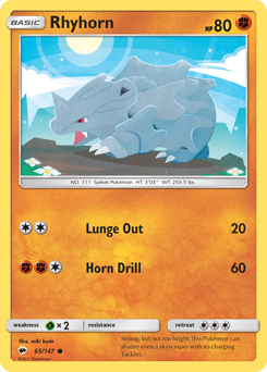 Rhyhorn — Burning Shadows