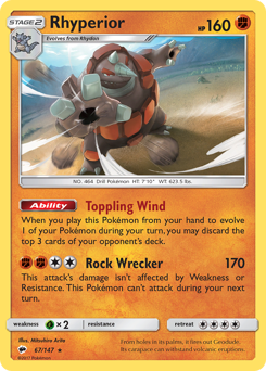 Rhyperior — Burning Shadows