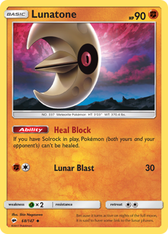 Lunatone — Burning Shadows