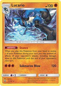 Lucario — Burning Shadows