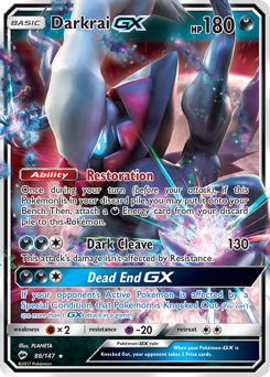 Darkrai-GX — Burning Shadows