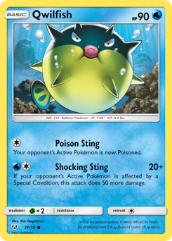 Qwilfish — Shining Legends