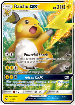 Raichu-GX — Shining Legends