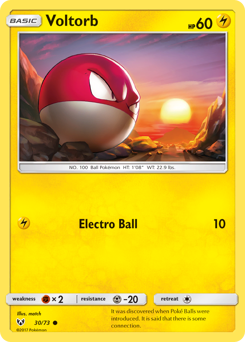 Voltorb — Shining Legends