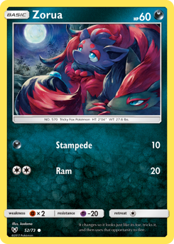 Zorua — Shining Legends