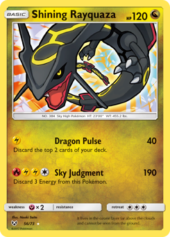 Shining Rayquaza — Shining Legends