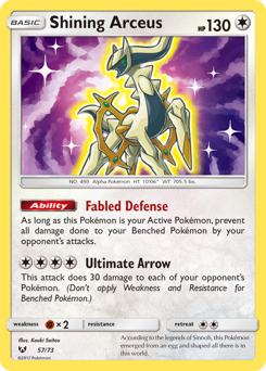 Shining Arceus — Shining Legends