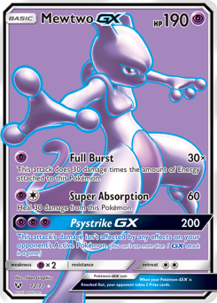 Mewtwo-GX — Shining Legends